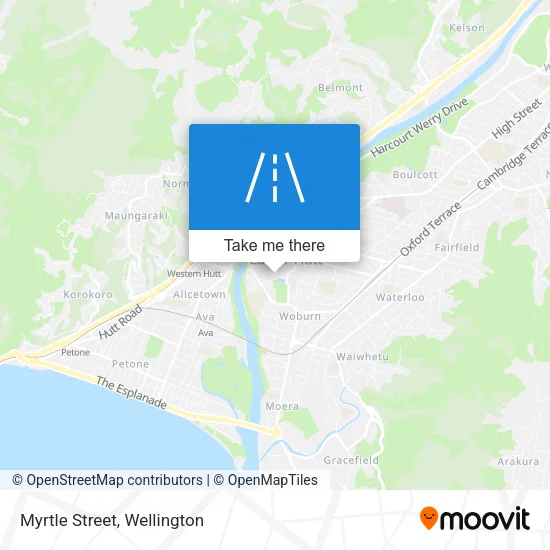 Myrtle Street map
