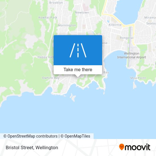 Bristol Street map