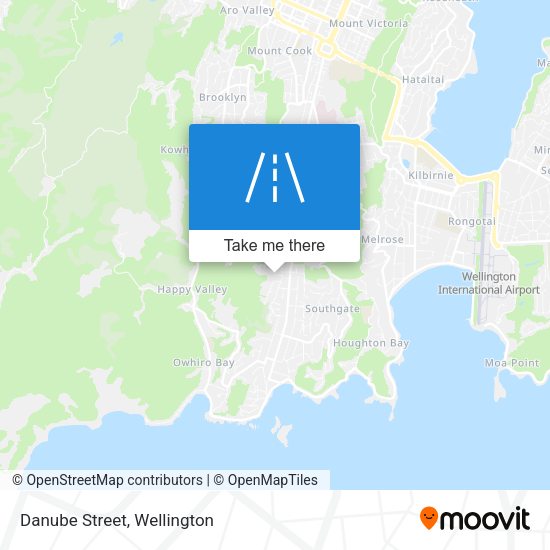 Danube Street map