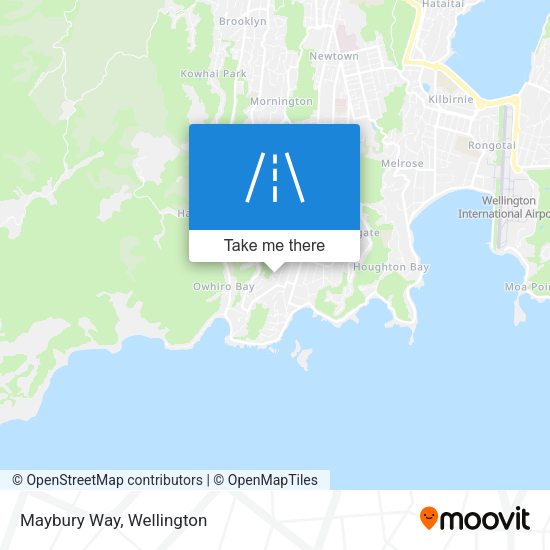 Maybury Way map