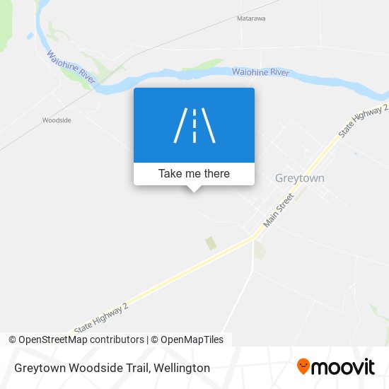 Greytown Woodside Trail map