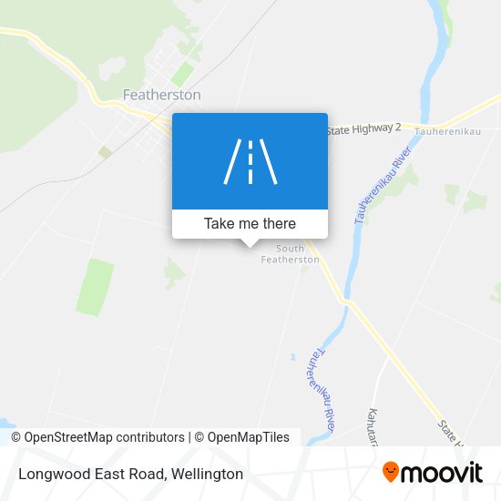 Longwood East Road map