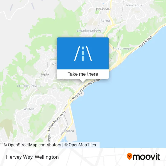 Hervey Way map