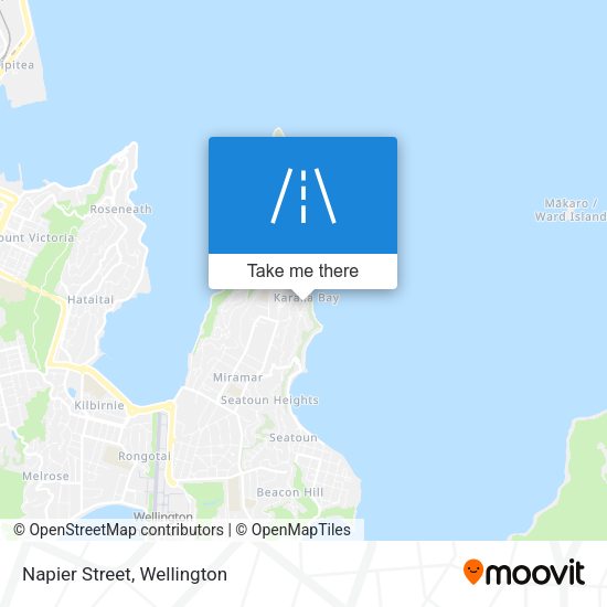 Napier Street map