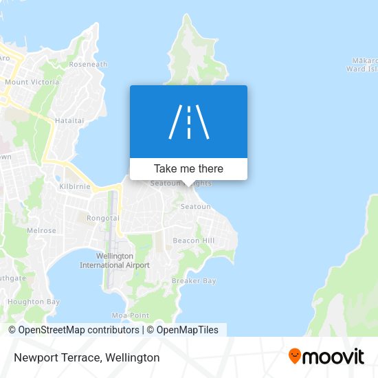 Newport Terrace map