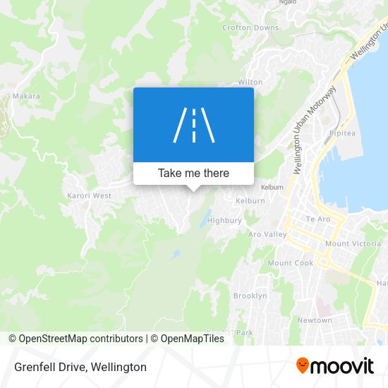 Grenfell Drive map