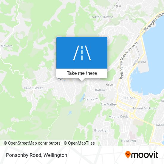 Ponsonby Road map