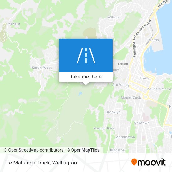 Te Mahanga Track map