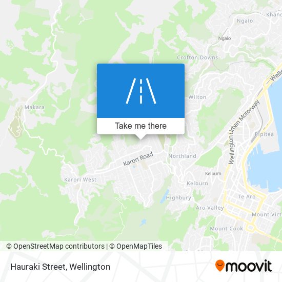 Hauraki Street map