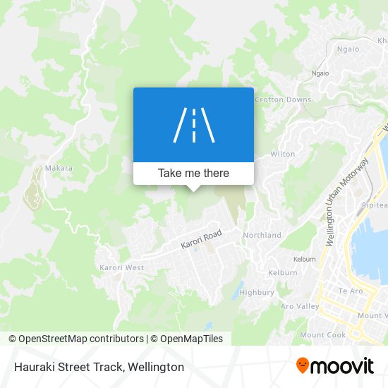 Hauraki Street Track map