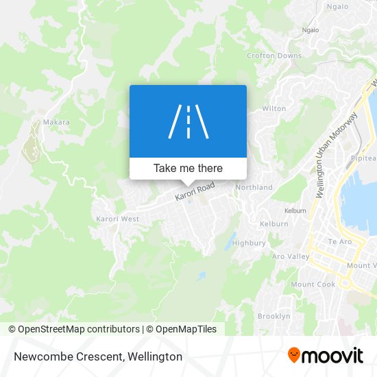 Newcombe Crescent map