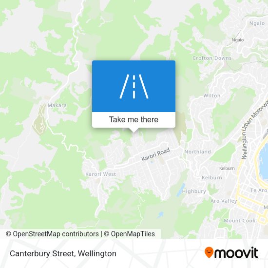 Canterbury Street map
