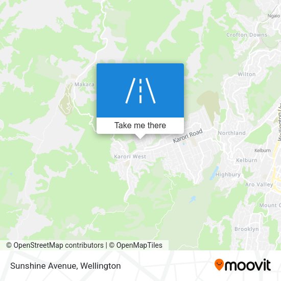 Sunshine Avenue map