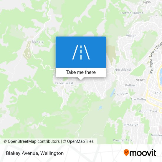Blakey Avenue map