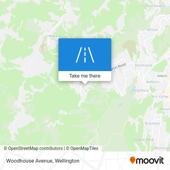 Woodhouse Avenue map