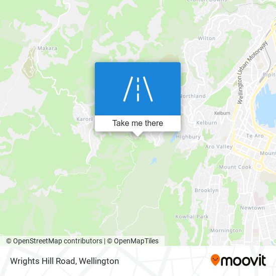 Wrights Hill Road map