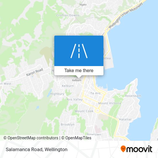 Salamanca Road map