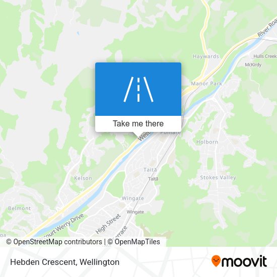 Hebden Crescent map