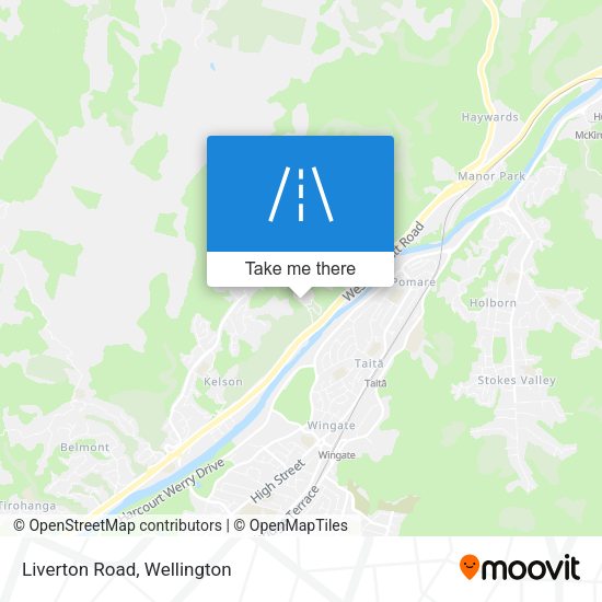 Liverton Road map
