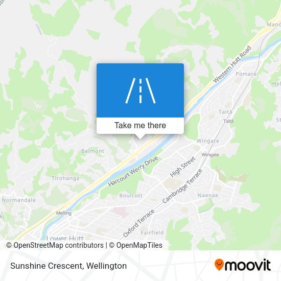 Sunshine Crescent map