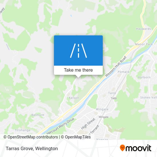 Tarras Grove map
