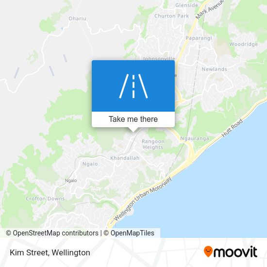 Kim Street map