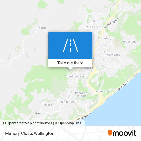 Marjory Close map