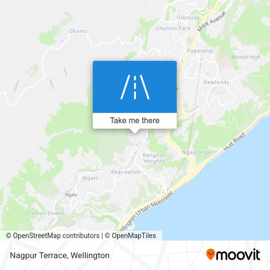Nagpur Terrace map