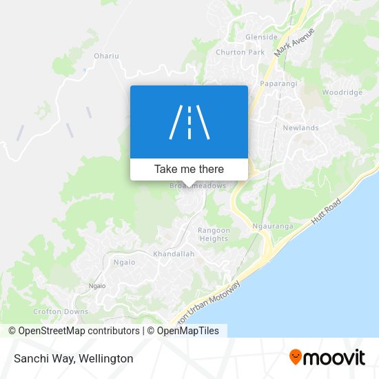 Sanchi Way map