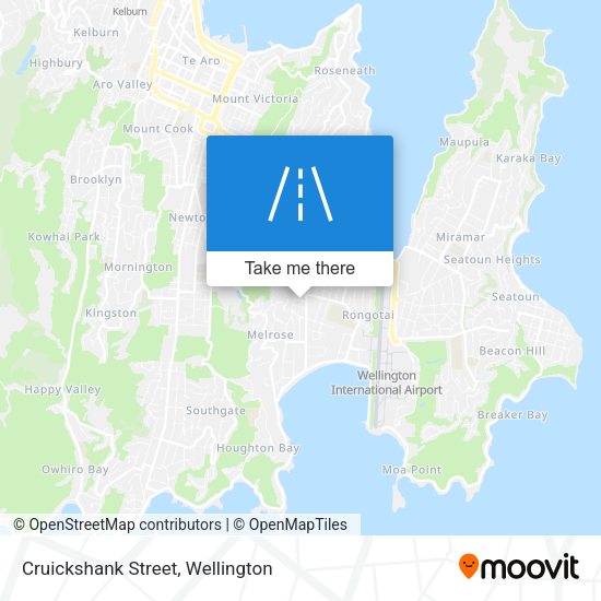 Cruickshank Street map