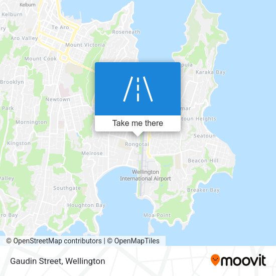 Gaudin Street map