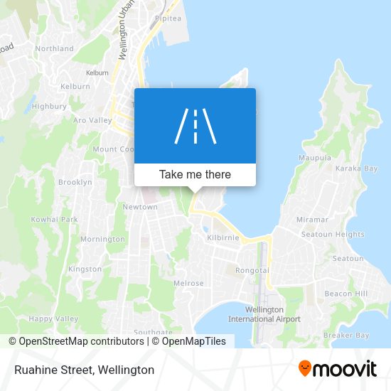 Ruahine Street map