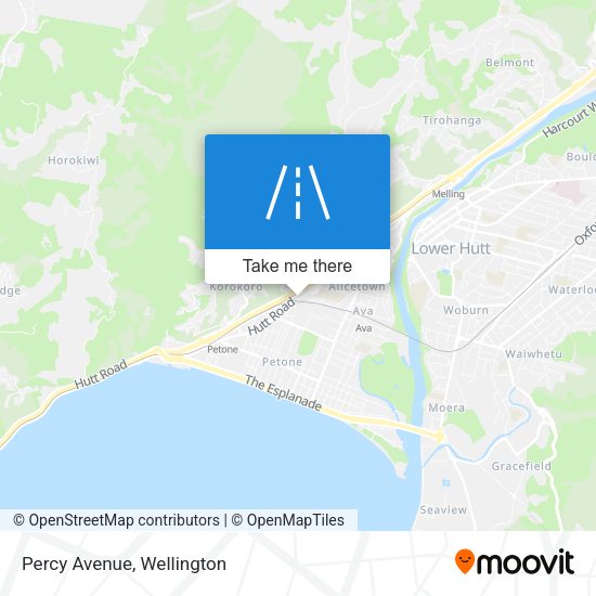 Percy Avenue map