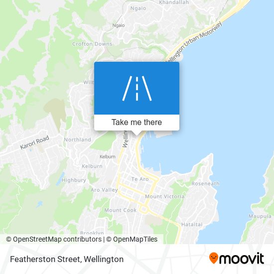 Featherston Street map