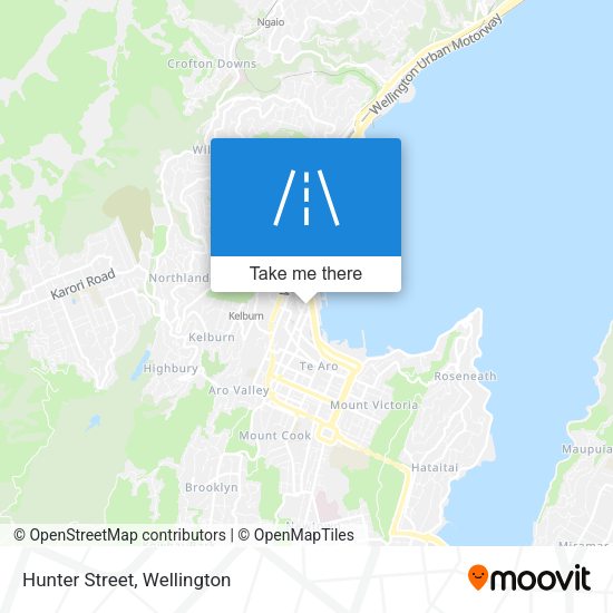 Hunter Street map