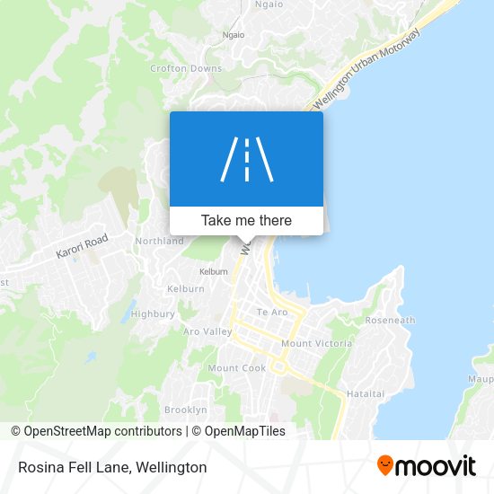 Rosina Fell Lane map
