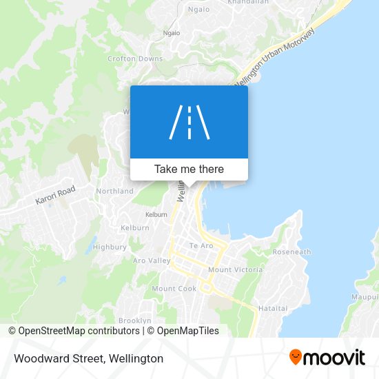 Woodward Street map