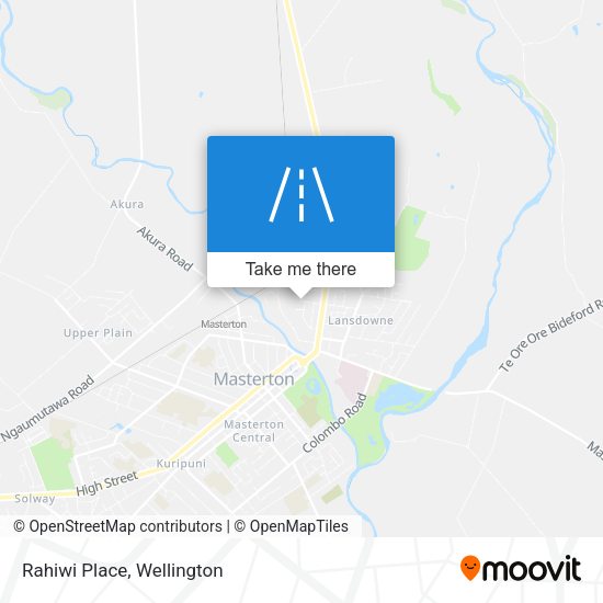 Rahiwi Place map