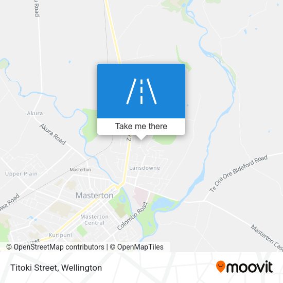 Titoki Street map