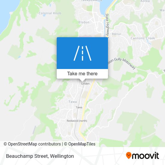 Beauchamp Street map