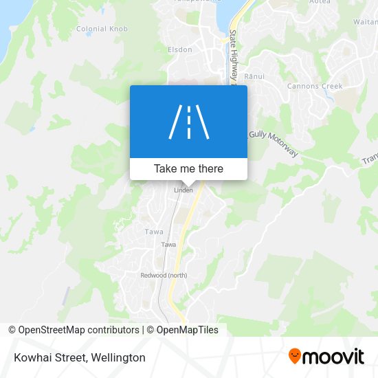 Kowhai Street map