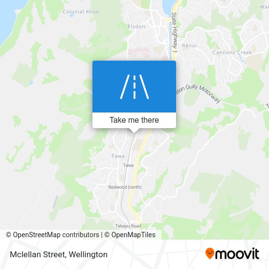 Mclellan Street map