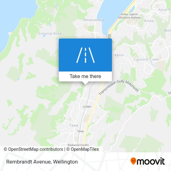 Rembrandt Avenue map