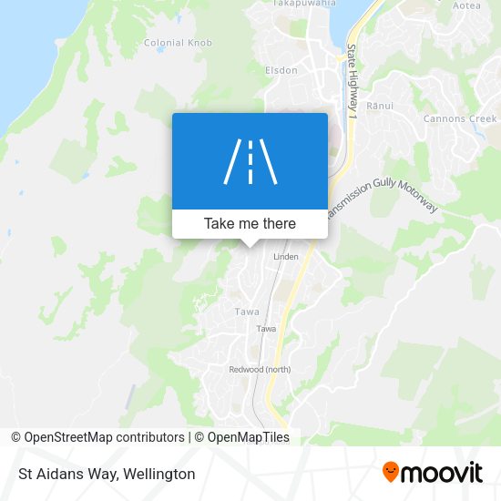 St Aidans Way map