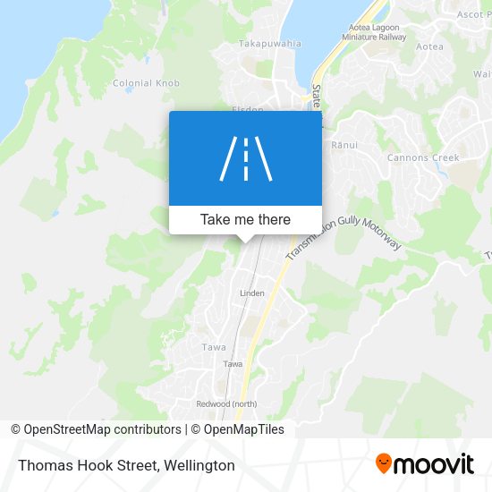 Thomas Hook Street map