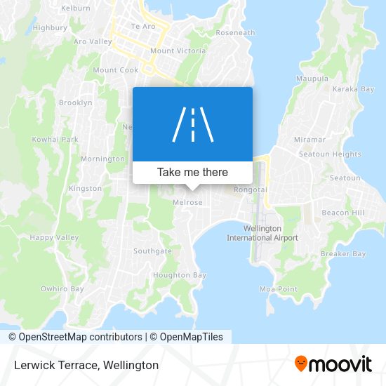 Lerwick Terrace map