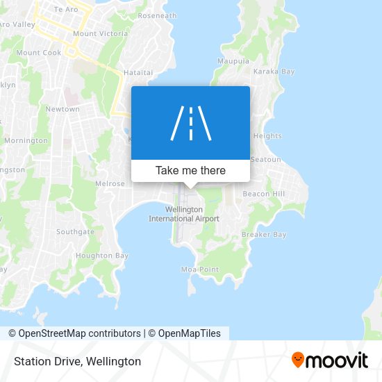 Station Drive map