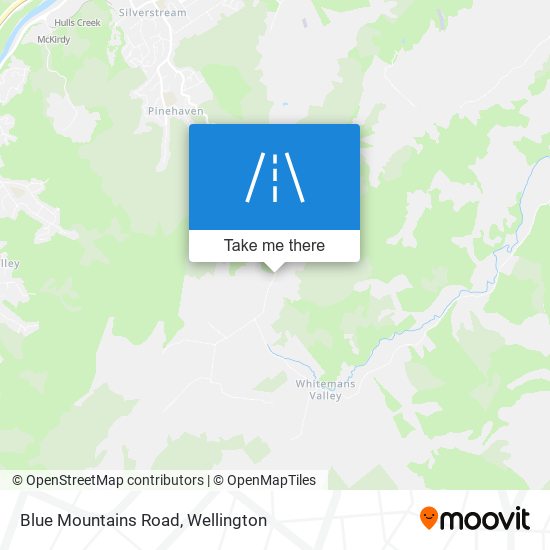 Blue Mountains Road map