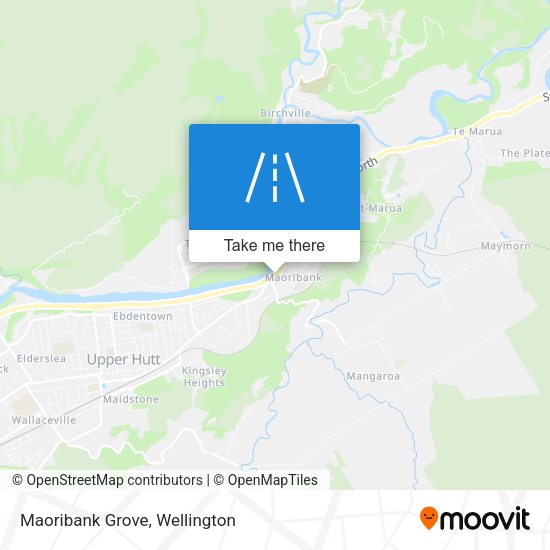 Maoribank Grove map