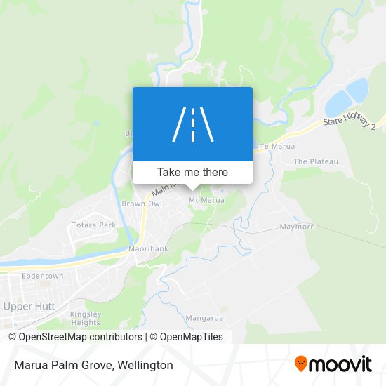 Marua Palm Grove map